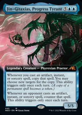 Jin-Gitaxias, Progress Tyrant Kamigawa- Neon Dynasty Bordless